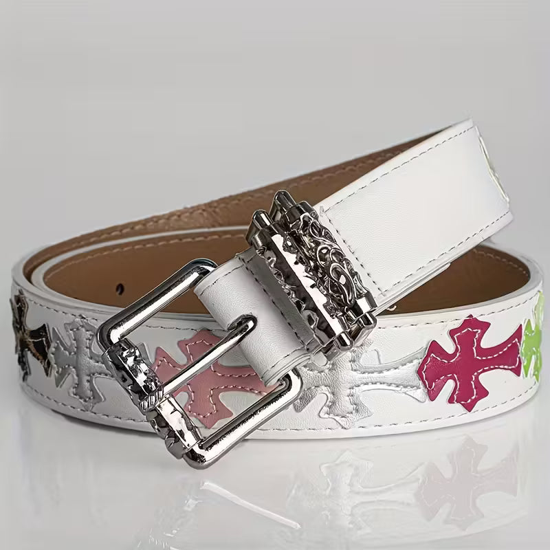 Chrome Hearts Belt White