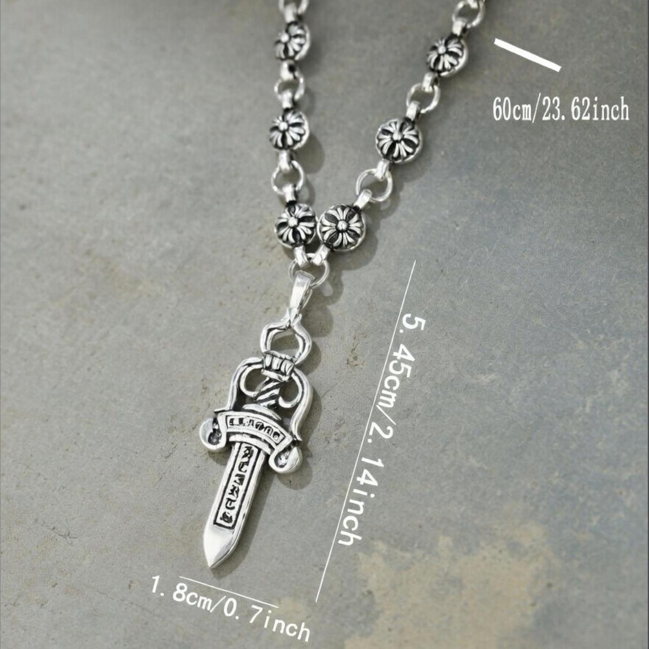 Chrome Hearts Dagger Necklace