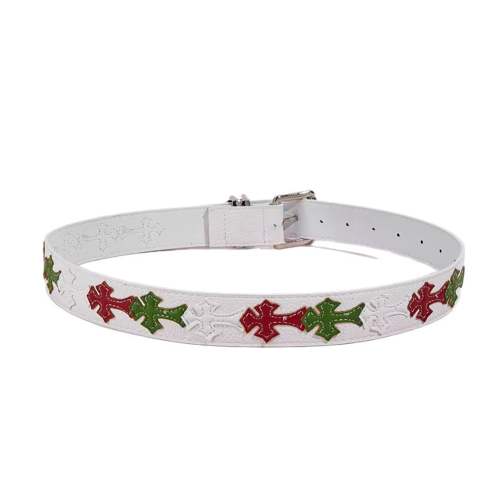 Chrome Hearts Belt White