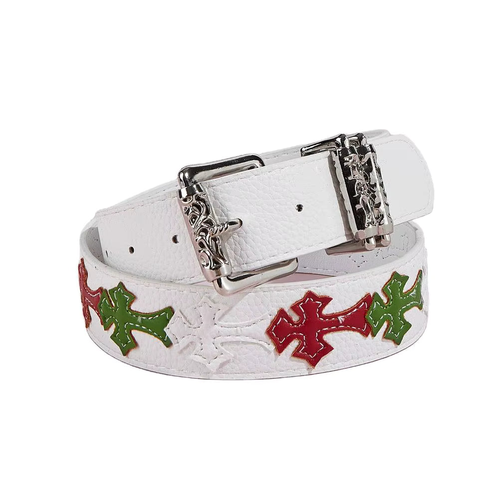 Chrome Hearts Belt White