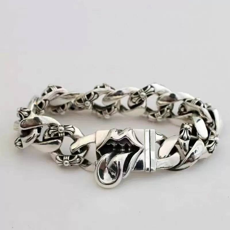 Chrome Hearts Rolling Stones tongue bracelet